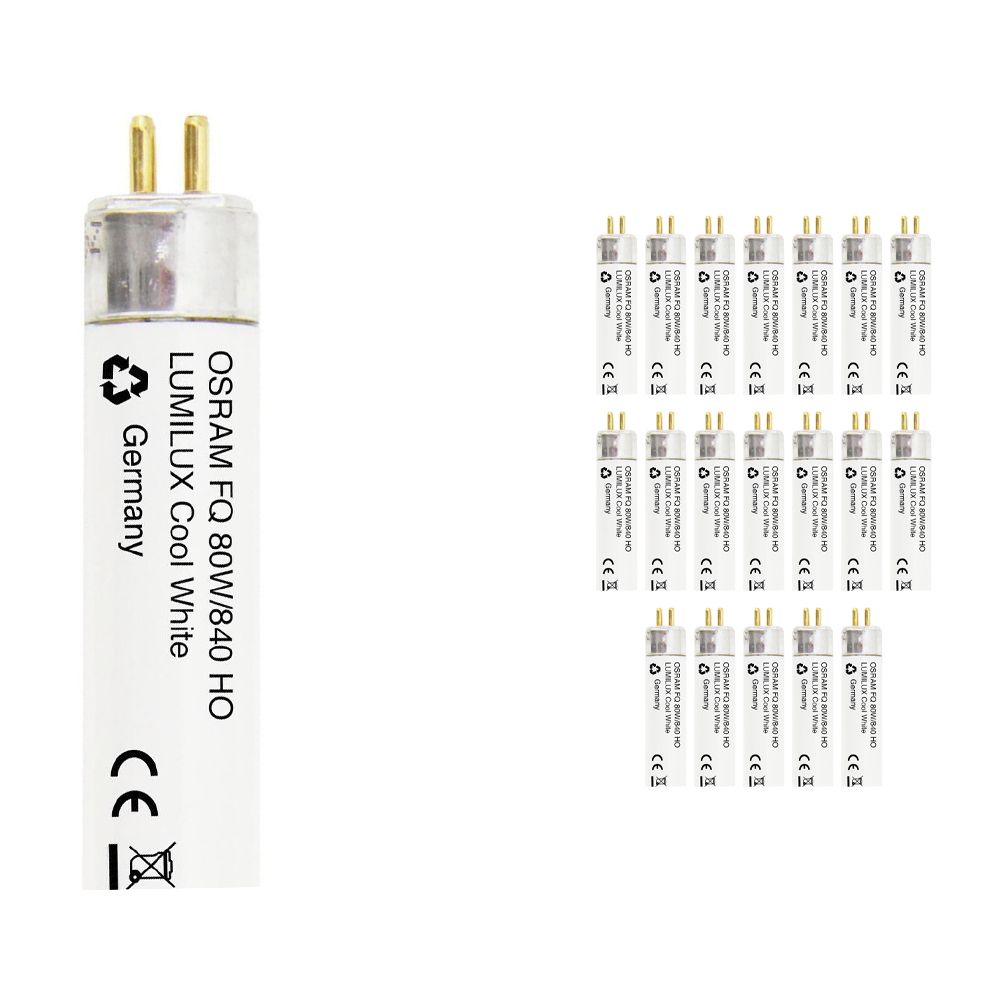 Multipack 20x Osram FQ HO 80W 840 G5 Lumilux - 145cm Multipack 20x Osram FQ HO 80W 840 G5 Lumilux - 145cm