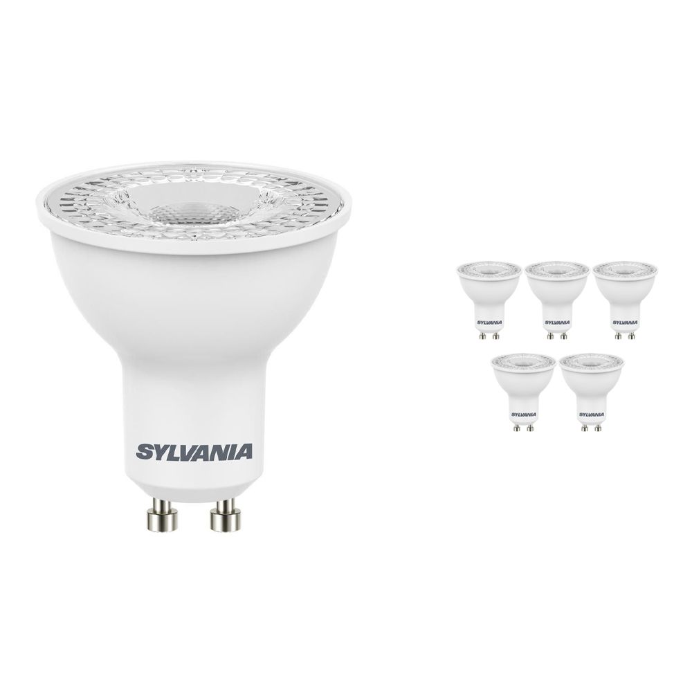 Mehrfachpackung 6x Sylvania RefLED GU10 ES50 6W 830 110D S | Warmweiß - Ersatz für 50W Mehrfachpackung 6x Sylvania RefLED GU10 ES50 6W 830 110D S | Warmweiß - Ersatz für 50W