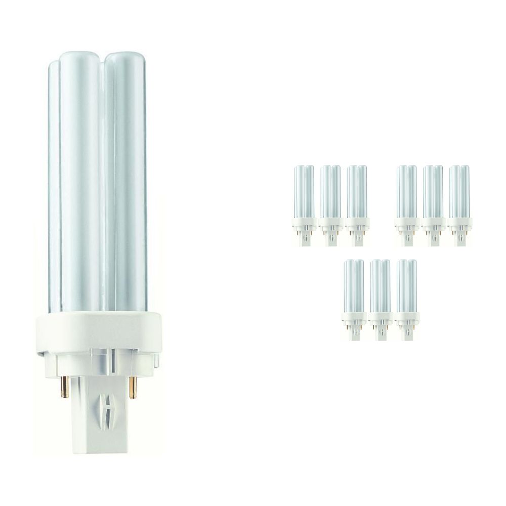 Multipack 10x Philips PL-C 10W 830 2P (MASTER) | Warm White - 2-Pin Multipack 10x Philips PL-C 10W 830 2P (MASTER) | Warm White - 2-Pin