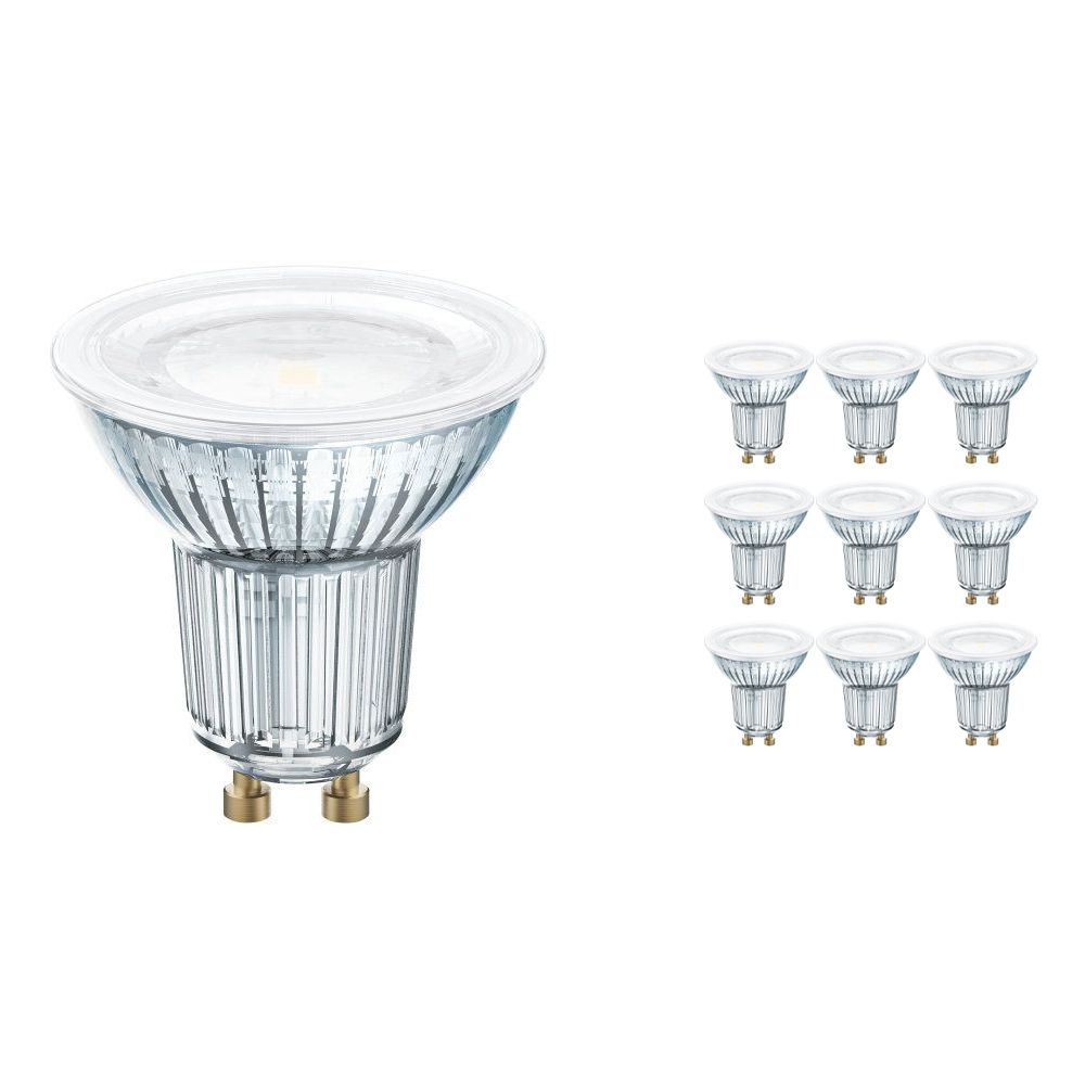Mehrfachpackung 10x Osram Parathom GU10 PAR16 4.3W 840 120D | Kaltweiß - Ersatz für 50W Mehrfachpackung 10x Osram Parathom GU10 PAR16 4.3W 840 120D | Kaltweiß - Ersatz für 50W