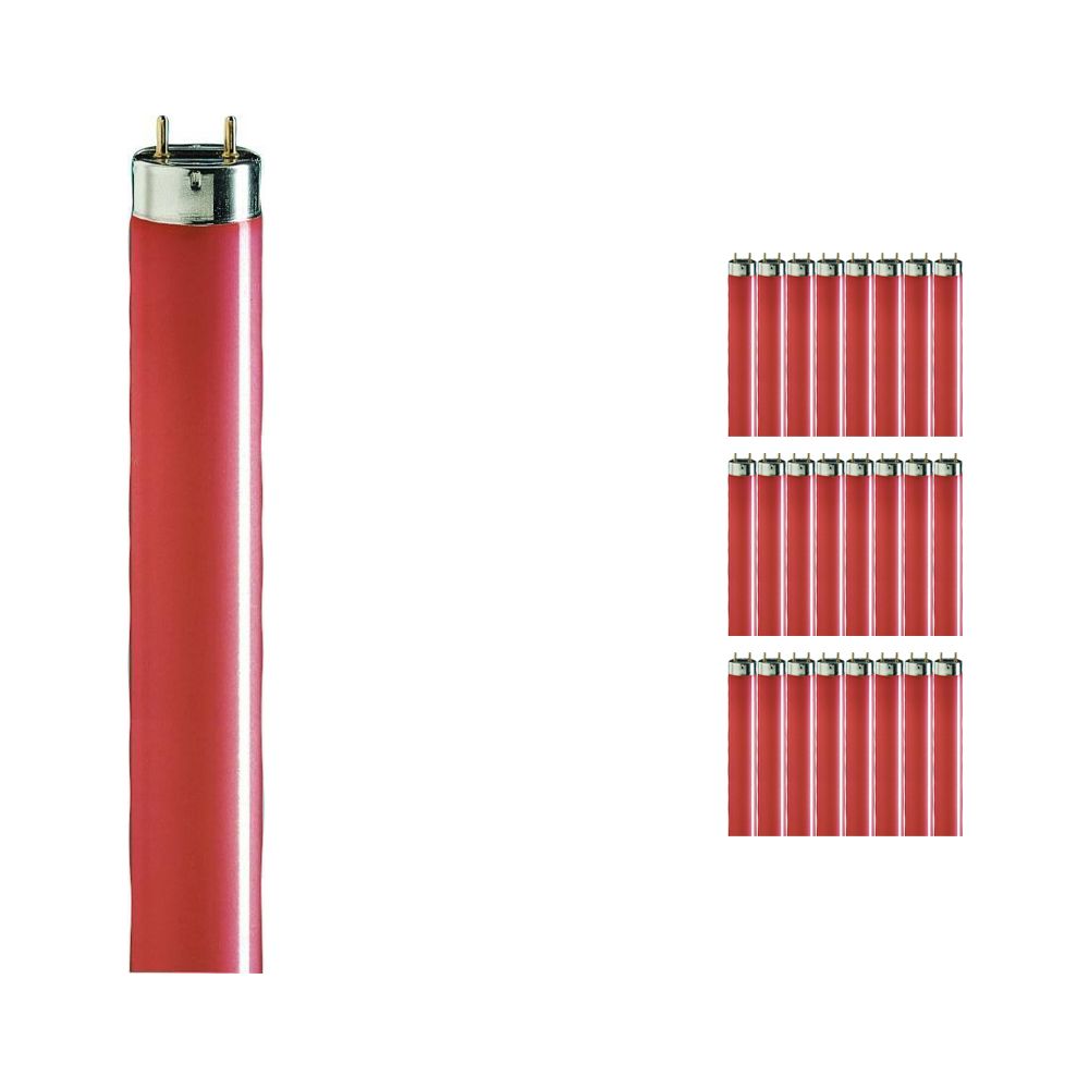 Mehrfachpackung 25x Philips TL-D 36W Rot - 120cm (MASTER) Mehrfachpackung 25x Philips TL-D 36W Rot - 120cm (MASTER)