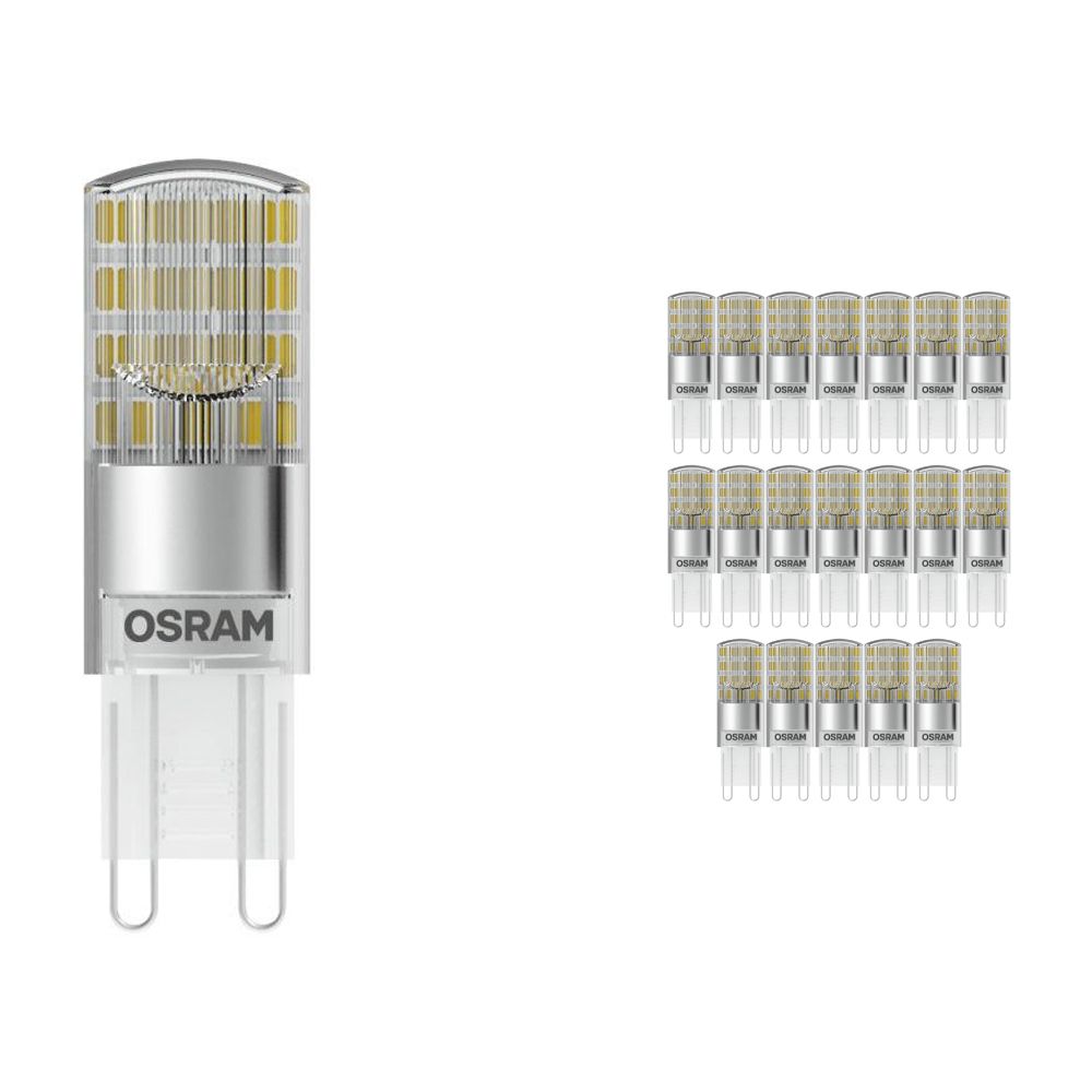 Multipack 20x Osram Parathom Pin G9 2.6W 840 Clara | Reemplazo 30W Multipack 20x Osram Parathom Pin G9 2.6W 840 Clara | Reemplazo 30W