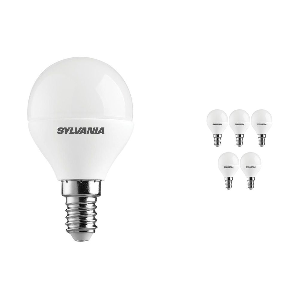 Mehrfachpackung 6x Sylvania ToLEDo Ball E14 Matt 6.5W | Dimmbar - Ersatz für 40W Mehrfachpackung 6x Sylvania ToLEDo Ball E14 Matt 6.5W | Dimmbar - Ersatz für 40W