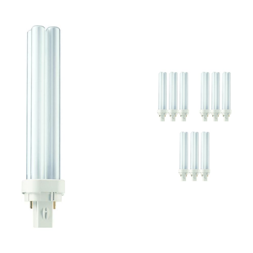 Mehrfachpackung 10x Philips PL-C 26W 827 2P (MASTER) | Extra Warmweiß - 2-Pins Mehrfachpackung 10x Philips PL-C 26W 827 2P (MASTER) | Extra Warmweiß - 2-Pins