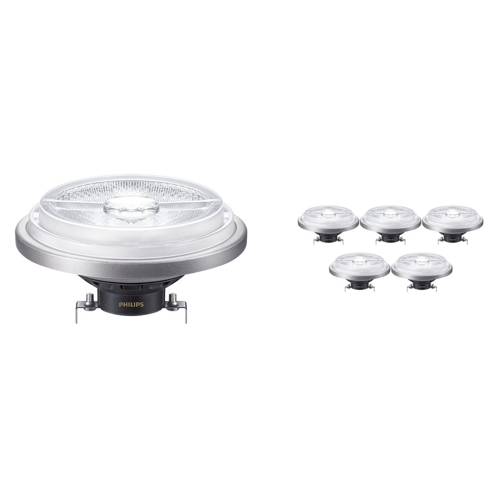 Voordeelpak 6x Philips LEDspot ExpertColor G53 AR111 (MASTER) 15W 940 40D | Dimbaar - Hoogste Kleurweergave - Vervanger voor 75W Voordeelpak 6x Philips LEDspot ExpertColor G53 AR111 (MASTER) 15W 940 40D | Dimbaar - Hoogste Kleurweergave - Vervanger voor 75W