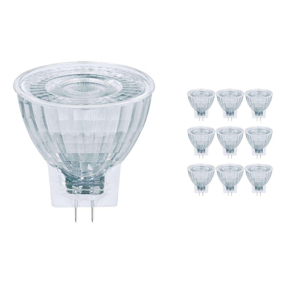 Lot 10x Osram Parathom GU4 MR11 5W 927 345lm | Dimmable - Remplacement 35W Lot 10x Osram Parathom GU4 MR11 5W 927 345lm | Dimmable - Remplacement 35W