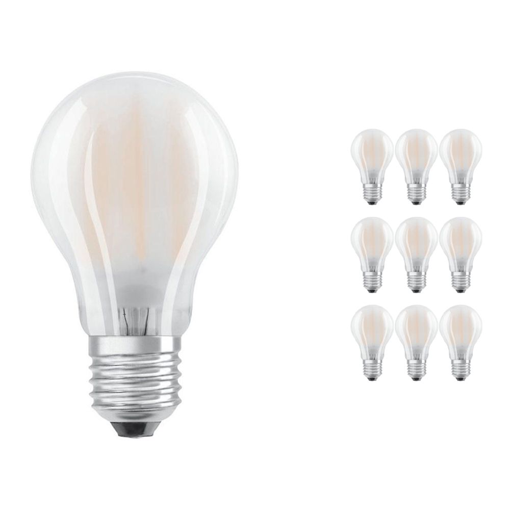 Monipakkaus 10x Osram Parathom Retrofit Klassinen E27 A 7W 827 Matt | Korvaa 60W Monipakkaus 10x Osram Parathom Retrofit Klassinen E27 A 7W 827 Matt | Korvaa 60W