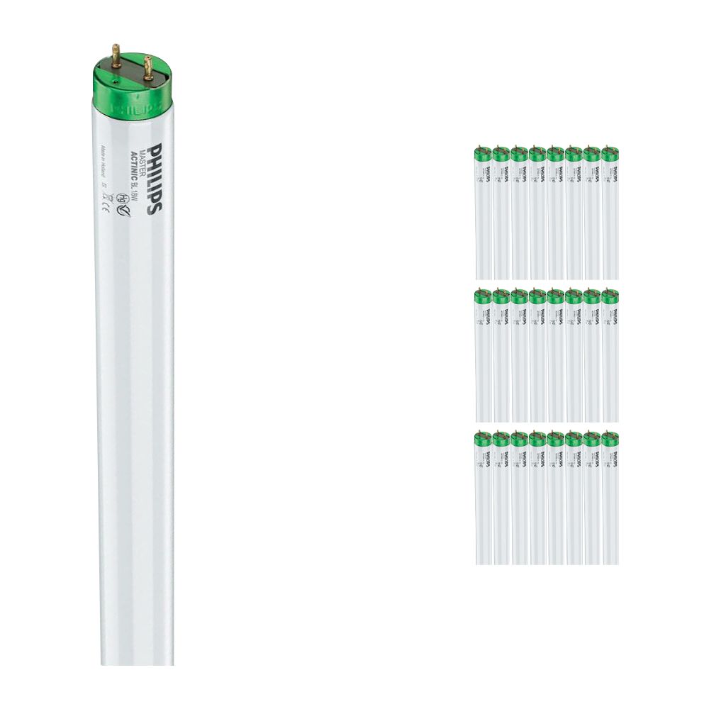 Lot 25x Philips TL-D 18W 10 Actinic BL (MASTER) | 59cm Lot 25x Philips TL-D 18W 10 Actinic BL (MASTER) | 59cm