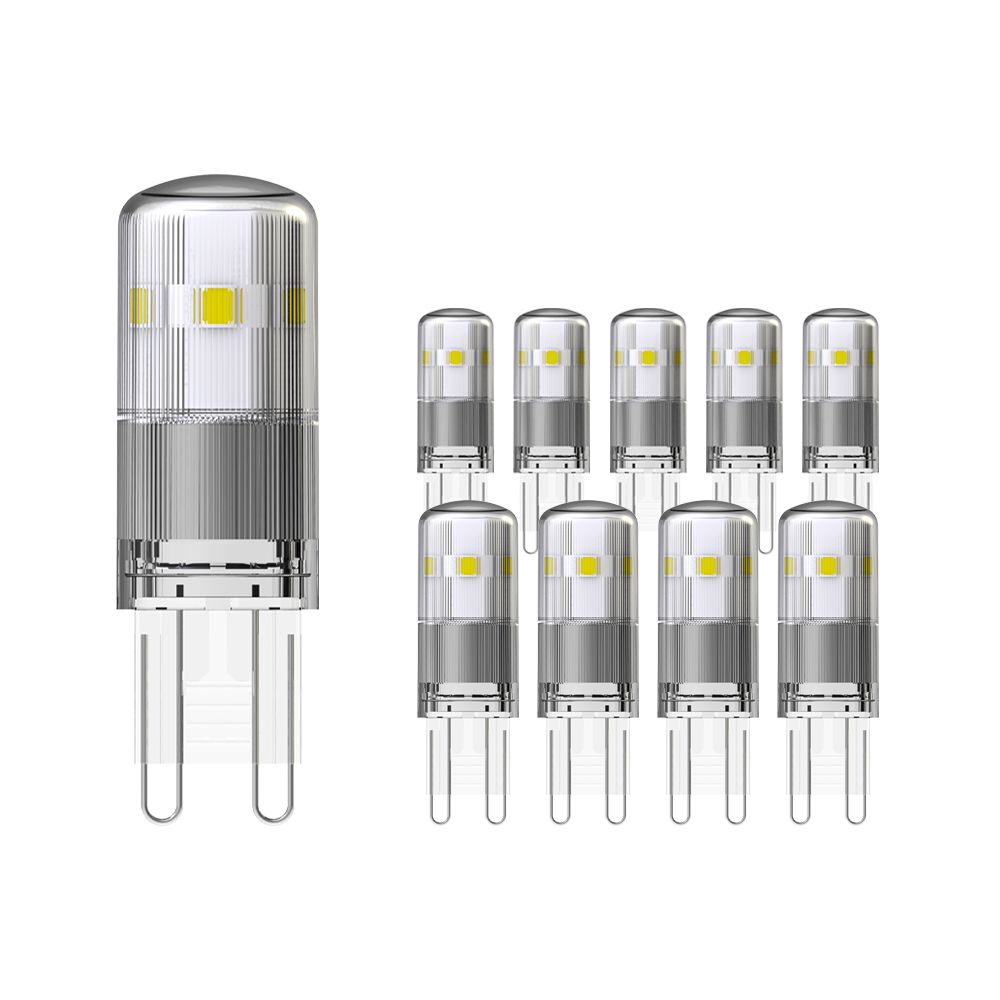Flerpack 10X Noxion LED Bolt G9 1.9W 830 | Varm Vit - Ersättare 21W Flerpack 10X Noxion LED Bolt G9 1.9W 830 | Varm Vit - Ersättare 21W
