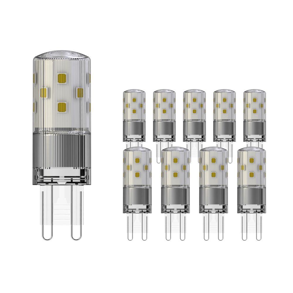 Flerpack 10X Noxion LED Bolt G9 3.8W 827 | Extra Varm Vit - Ersättare 40W Flerpack 10X Noxion LED Bolt G9 3.8W 827 | Extra Varm Vit - Ersättare 40W