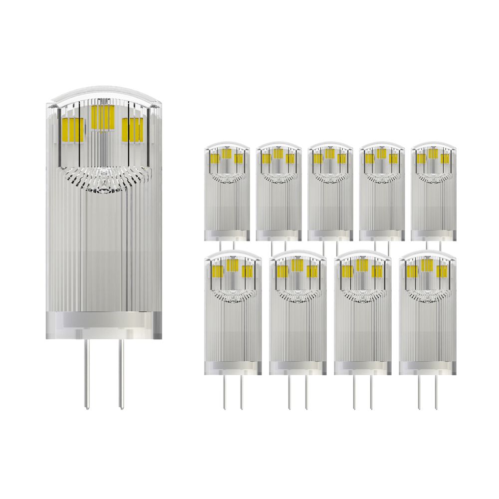 Flerpack 10X Noxion LED Bolt G4 1.8 827 12V | Extra Varm Vit - Ersättare 21W Flerpack 10X Noxion LED Bolt G4 1.8 827 12V | Extra Varm Vit - Ersättare 21W