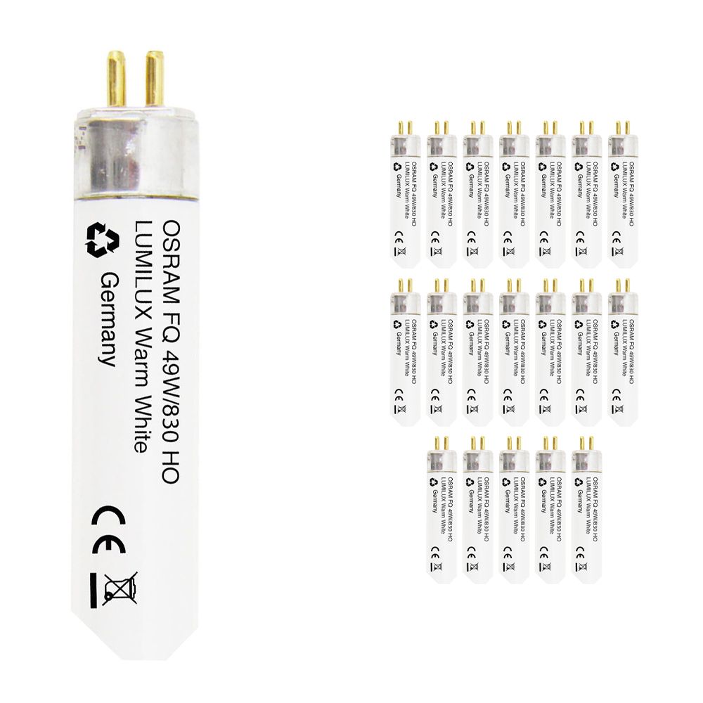 Confezione Multipack 20x Osram FQ HO 49W 830 G5 Lumilux - 145cm Confezione Multipack 20x Osram FQ HO 49W 830 G5 Lumilux - 145cm
