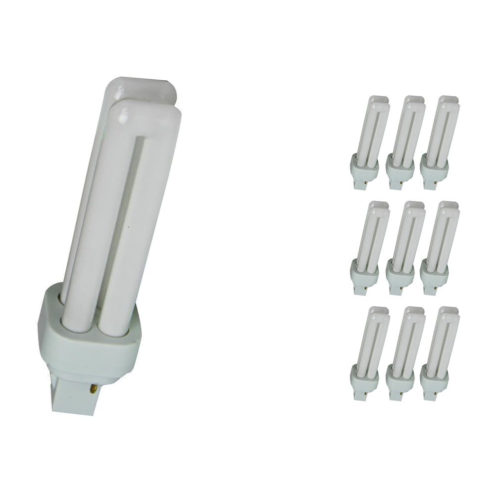 Fordelspakke 10x Osram Dulux D 13W 840 | kold hvid - 2-pinde Fordelspakke 10x Osram Dulux D 13W 840 | kold hvid - 2-pinde