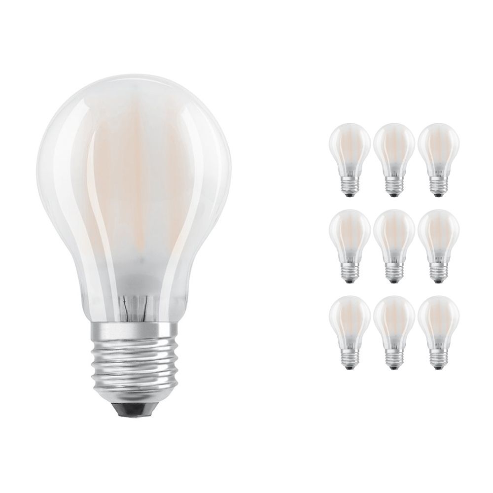 Lot 10x Osram Parathom Retrofit classique E27 A60 5W 827 470lm Dépolie | Dimmable - Remplacement 40W Lot 10x Osram Parathom Retrofit classique E27 A60 5W 827 470lm Dépolie | Dimmable - Remplacement 40W
