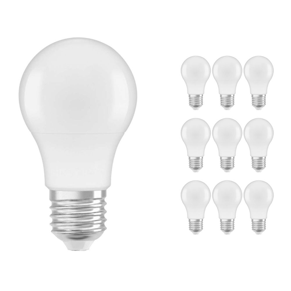 Lot 10x Osram Parathom classique E27 A55 6W 827 470lm Dépolie | Remplacement 40W Lot 10x Osram Parathom classique E27 A55 6W 827 470lm Dépolie | Remplacement 40W