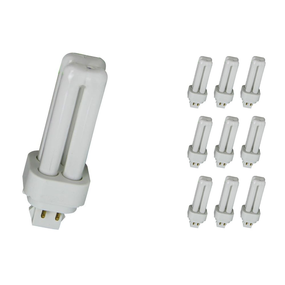 Multipack 10x Osram Dulux D/E 10W 827 | Luz muy Cálida - 4-Pines Multipack 10x Osram Dulux D/E 10W 827 | Luz muy Cálida - 4-Pines