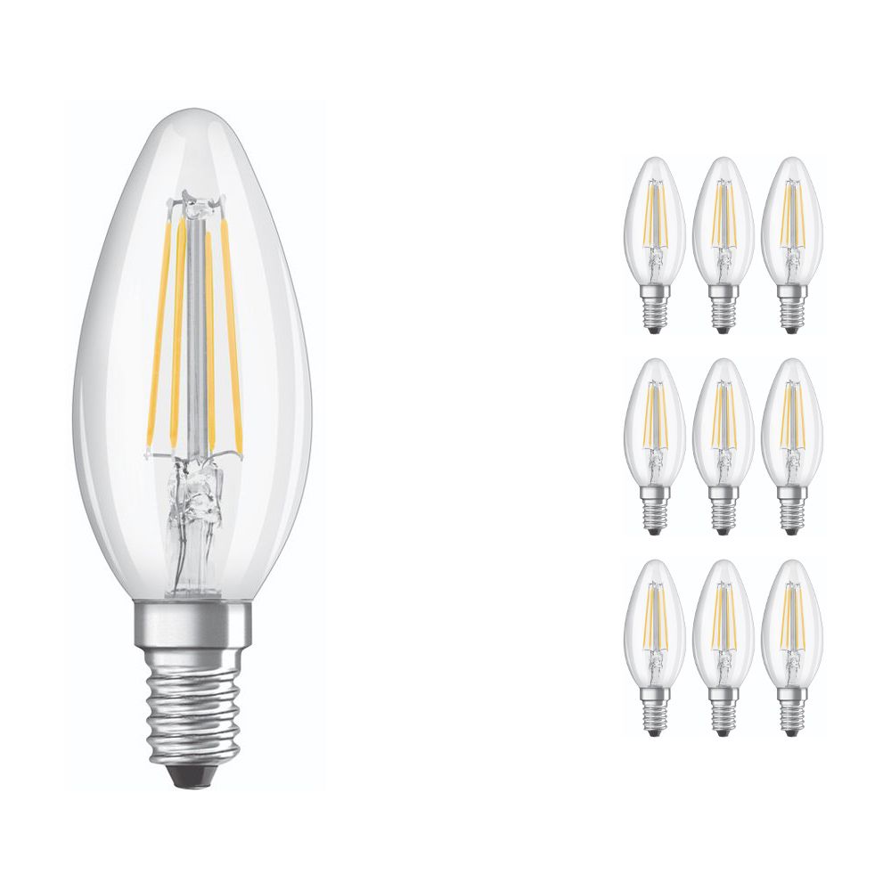Lot 10x Osram Parathom Retrofit classique E14 B35 4W 840 470lm Claire | Remplacement 40W Lot 10x Osram Parathom Retrofit classique E14 B35 4W 840 470lm Claire | Remplacement 40W
