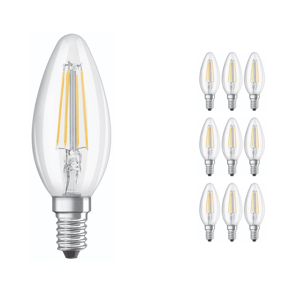 Lot 10x Osram Parathom Retrofit classique E14 B35 5W 827 470lm Claire | Dimmable - Remplacement 40W Lot 10x Osram Parathom Retrofit classique E14 B35 5W 827 470lm Claire | Dimmable - Remplacement 40W