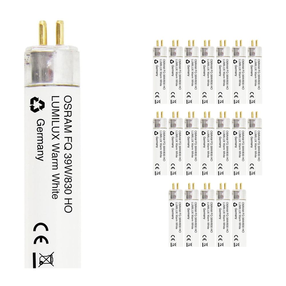 Mehrfachpackung 20x Osram FQ HO 39W 830 G5 Lumilux - 85cm Mehrfachpackung 20x Osram FQ HO 39W 830 G5 Lumilux - 85cm