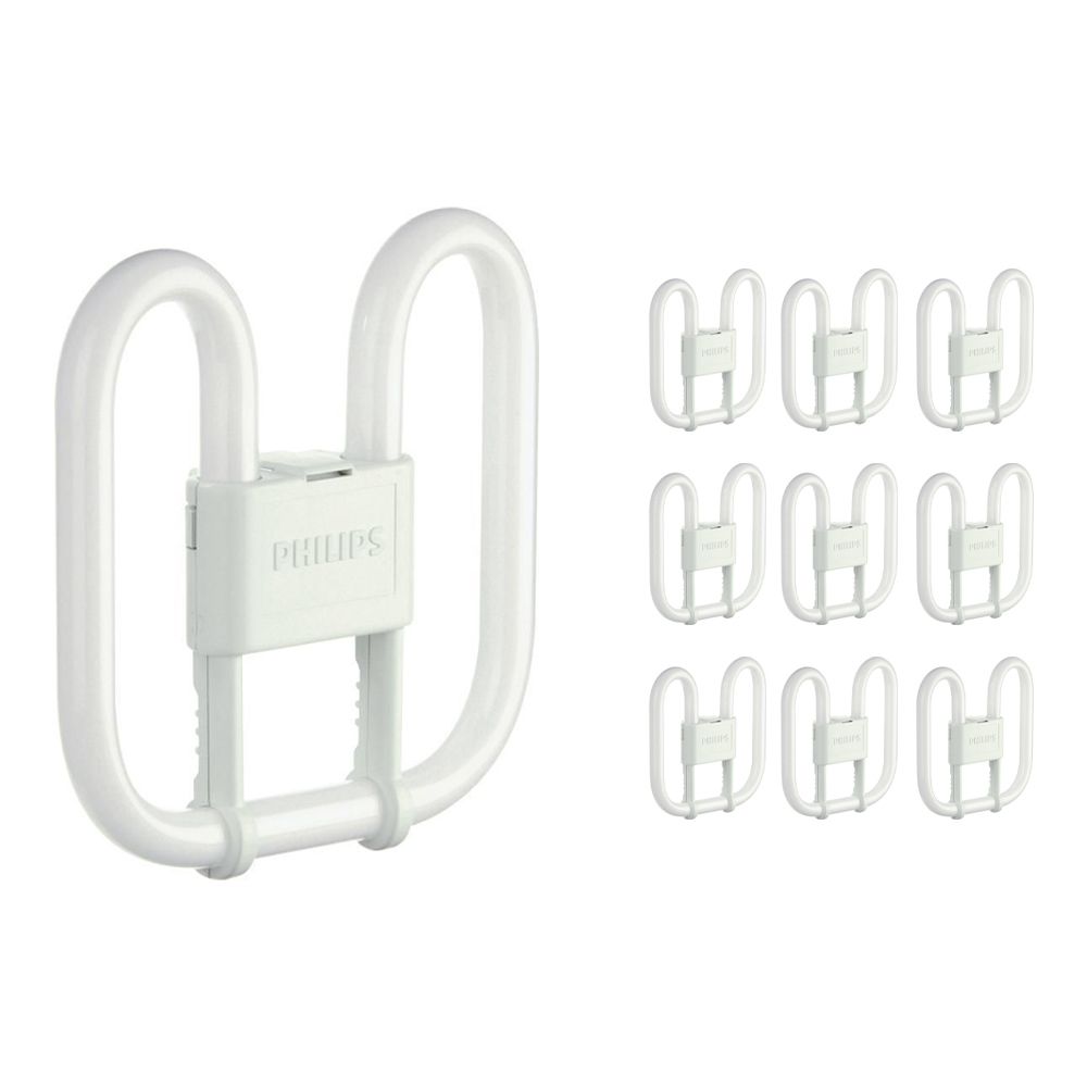 Fordelspakning 10x Philips PL-Q 16W 830 2P (MASTER) | varm hvit - 2-stift Fordelspakning 10x Philips PL-Q 16W 830 2P (MASTER) | varm hvit - 2-stift