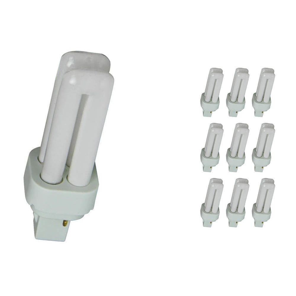 Confezione Multipack 10x Osram Dulux D 10W 827 | Bianco MolaCaldo - 2-Pin Confezione Multipack 10x Osram Dulux D 10W 827 | Bianco MolaCaldo - 2-Pin