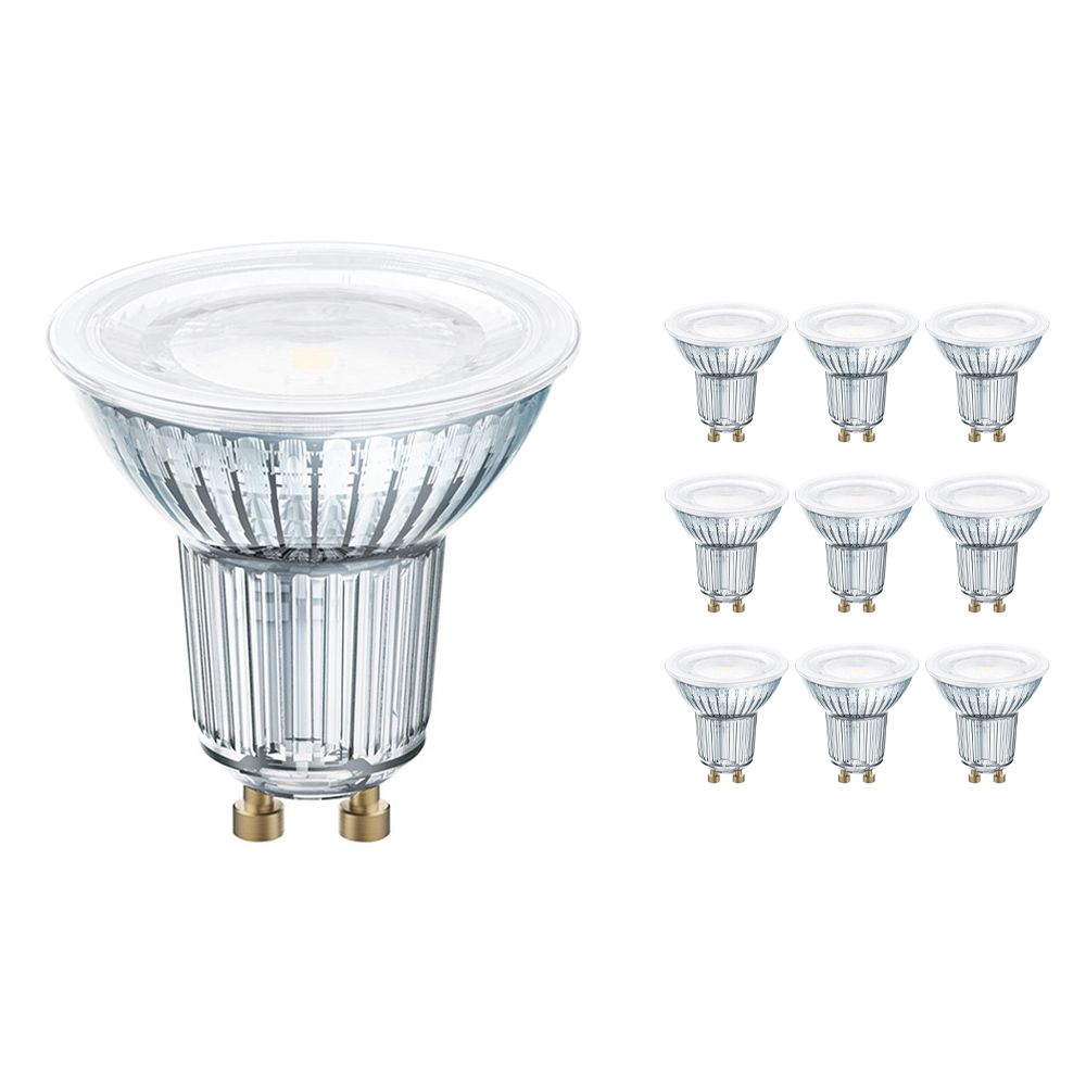 Voordeelpak 10x Osram Parathom GU10 PAR16 9W 940 575lm | Dimbaar - Vervanger voor 80W Voordeelpak 10x Osram Parathom GU10 PAR16 9W 940 575lm | Dimbaar - Vervanger voor 80W