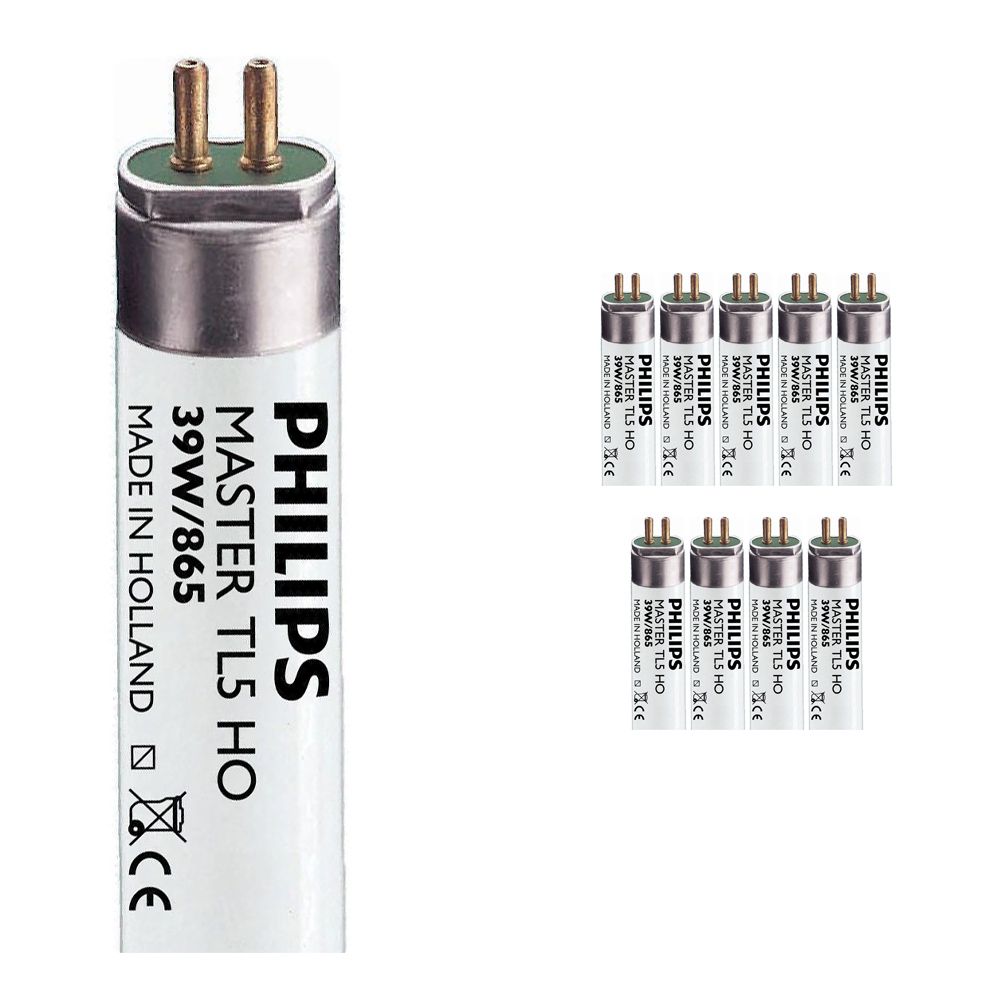 Multipack 10x Philips TL5 HO 39W 865 (MASTER) | 85cm - Luz de Día Multipack 10x Philips TL5 HO 39W 865 (MASTER) | 85cm - Luz de Día