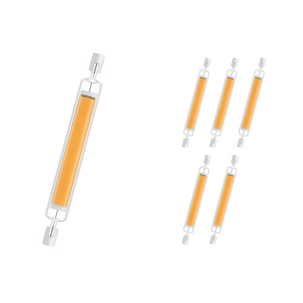 Voordeelpak 6x Philips CorePro LEDlinear R7s 8.1W 840 118mm | Vervanger voor 60W Voordeelpak 6x Philips CorePro LEDlinear R7s 8.1W 840 118mm | Vervanger voor 60W