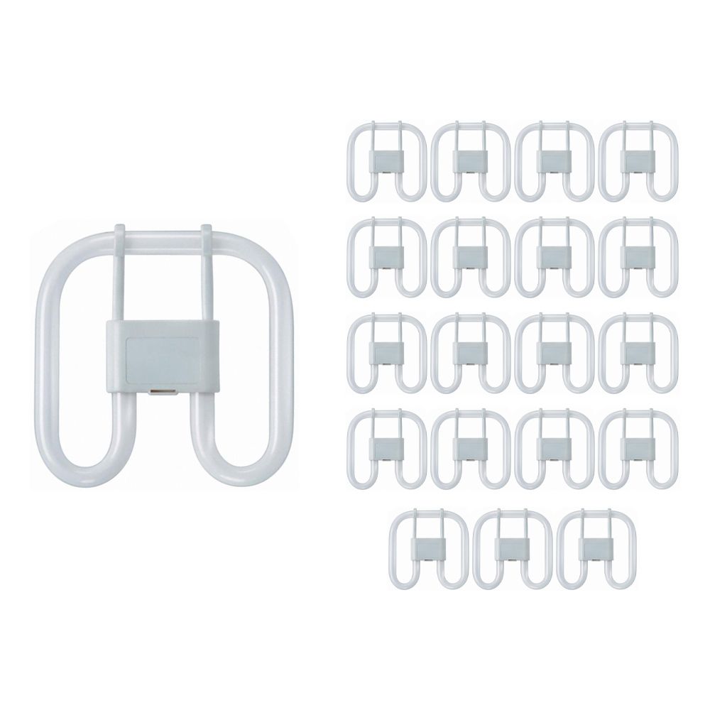 Confezione Multipack 20x Osram CFL Piazza 28W 827 2P GR8 | Bianco MolaCaldo - 2-Pin Confezione Multipack 20x Osram CFL Piazza 28W 827 2P GR8 | Bianco MolaCaldo - 2-Pin