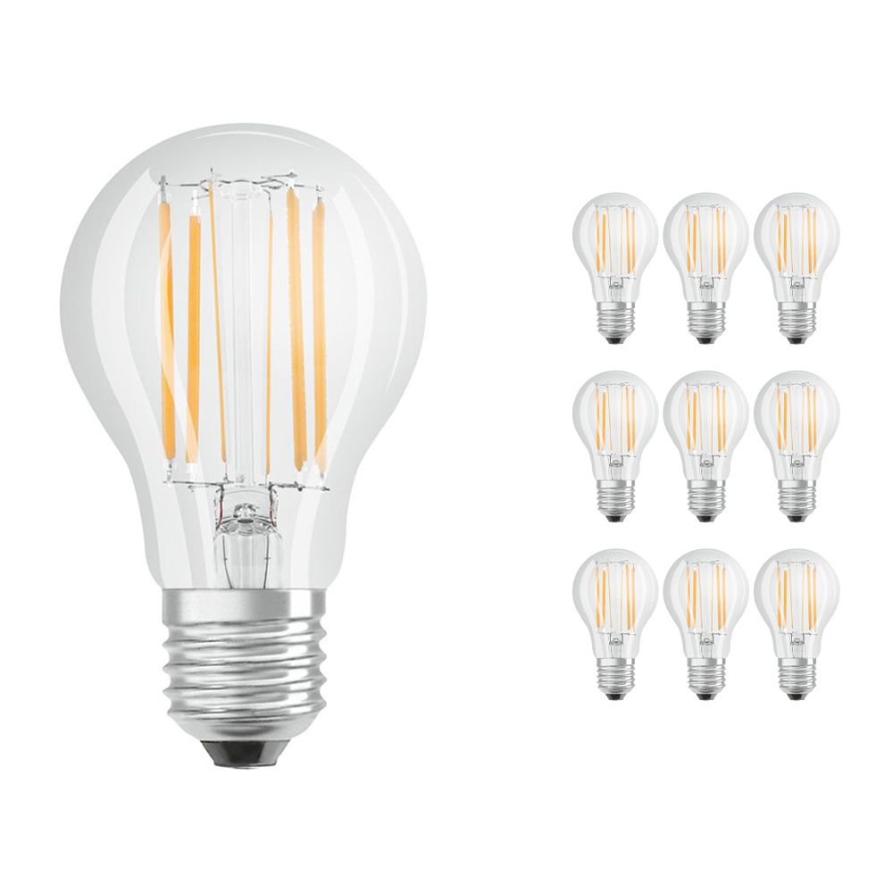Voordeelpak 10x Osram Parathom Retrofit Klassiek E27 A60 9W 827 1055lm Helder | Dimbaar - Vervanger voor 75W Voordeelpak 10x Osram Parathom Retrofit Klassiek E27 A60 9W 827 1055lm Helder | Dimbaar - Vervanger voor 75W