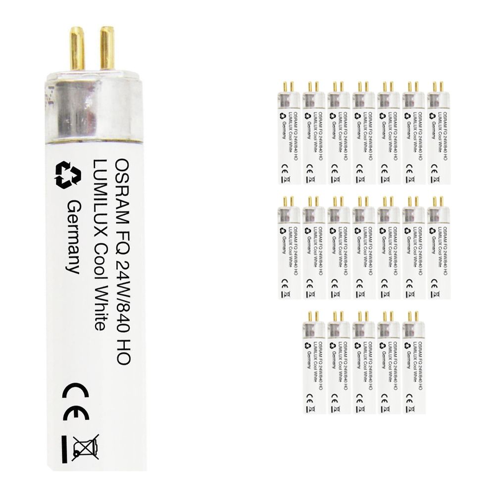 Confezione Multipack 20x Osram FQ HO 24W 840 G5 Lumilux - 55cm Confezione Multipack 20x Osram FQ HO 24W 840 G5 Lumilux - 55cm