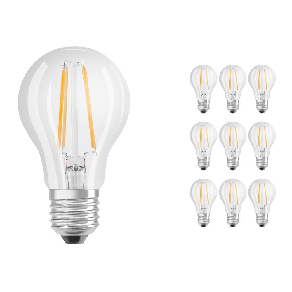 Lot 10x Osram Parathom Retrofit classique E27 A60 5W 927 470lm Claire | Dimmable - Remplacement 40W Lot 10x Osram Parathom Retrofit classique E27 A60 5W 927 470lm Claire | Dimmable - Remplacement 40W