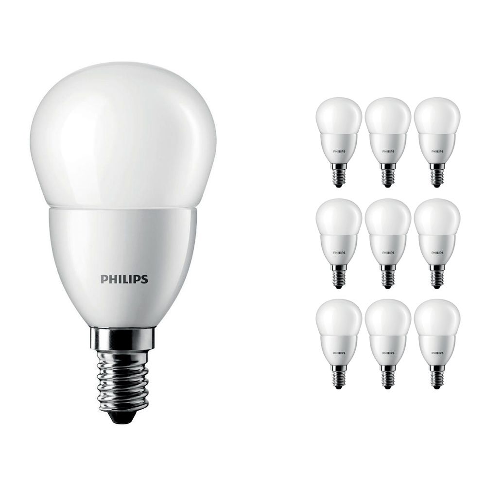 Multipack 10x Philips CorePro LEDluster E14 P45 4W 827 Matt | Replaces 25W Multipack 10x Philips CorePro LEDluster E14 P45 4W 827 Matt | Replaces 25W