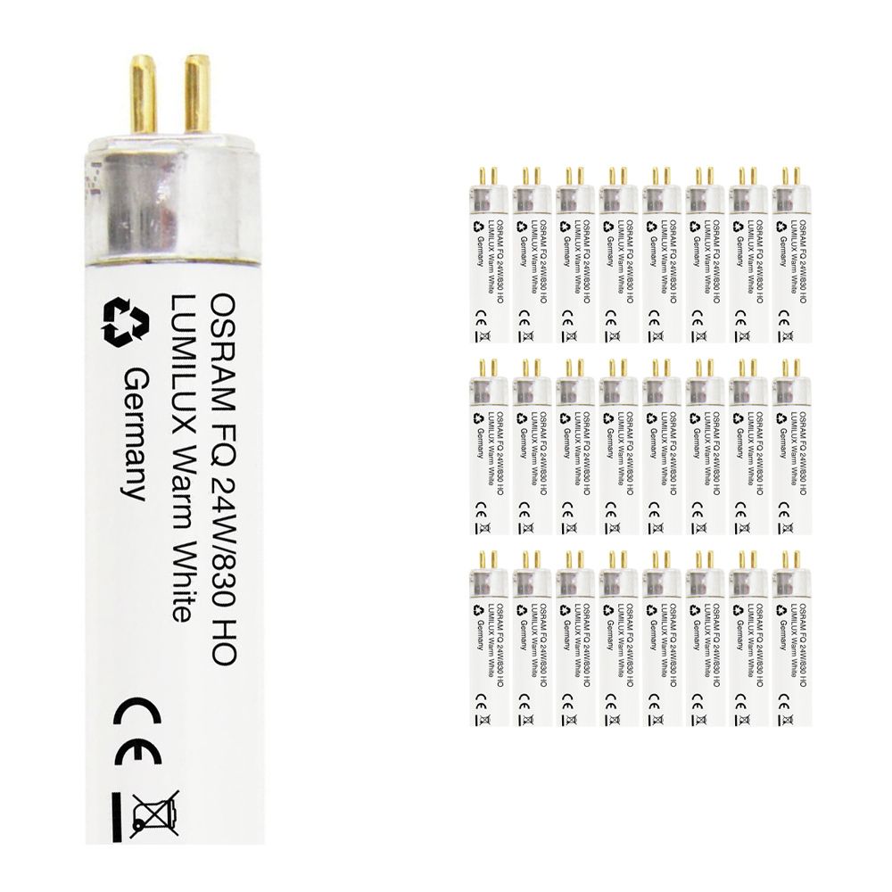Confezione Multipack 20x Osram FQ HO 24W 830 G5 Lumilux - 55cm Confezione Multipack 20x Osram FQ HO 24W 830 G5 Lumilux - 55cm