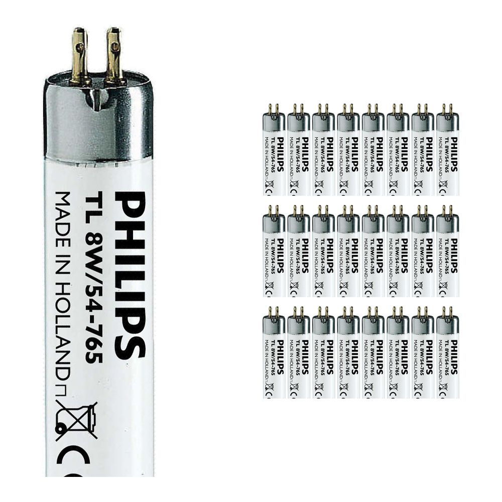 Monipakkaus 25x Philips TL Mini 8W 54-765 - 29cm Monipakkaus 25x Philips TL Mini 8W 54-765 - 29cm