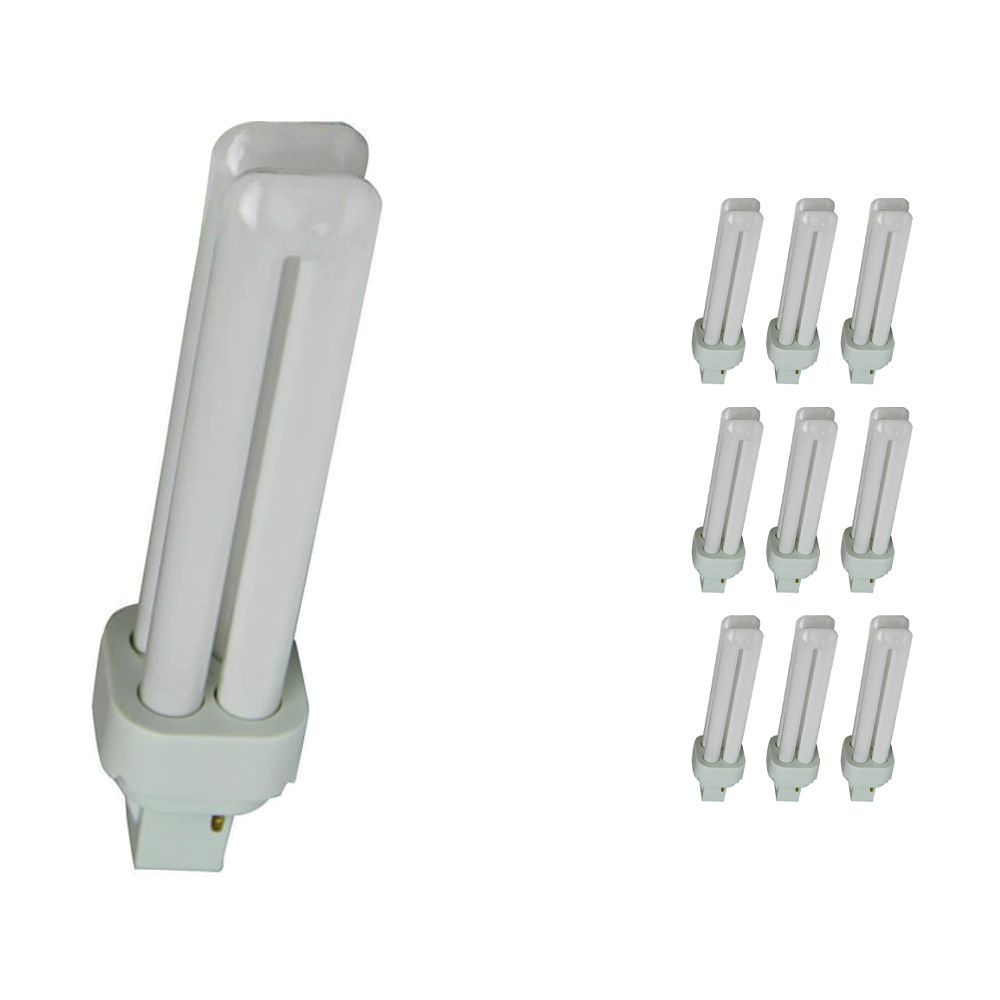 Confezione Multipack 10x Osram Dulux D 18W 830 | Luce Calda - 2-Pin Confezione Multipack 10x Osram Dulux D 18W 830 | Luce Calda - 2-Pin