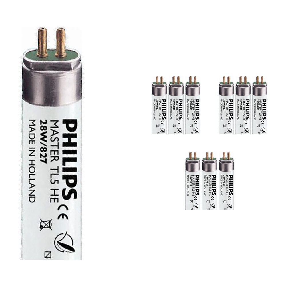 Monipakkaus 10x Philips TL5 HE 28W 827 (MASTER) | 115cm - Erittäin Lämmin Valkoinen Monipakkaus 10x Philips TL5 HE 28W 827 (MASTER) | 115cm - Erittäin Lämmin Valkoinen