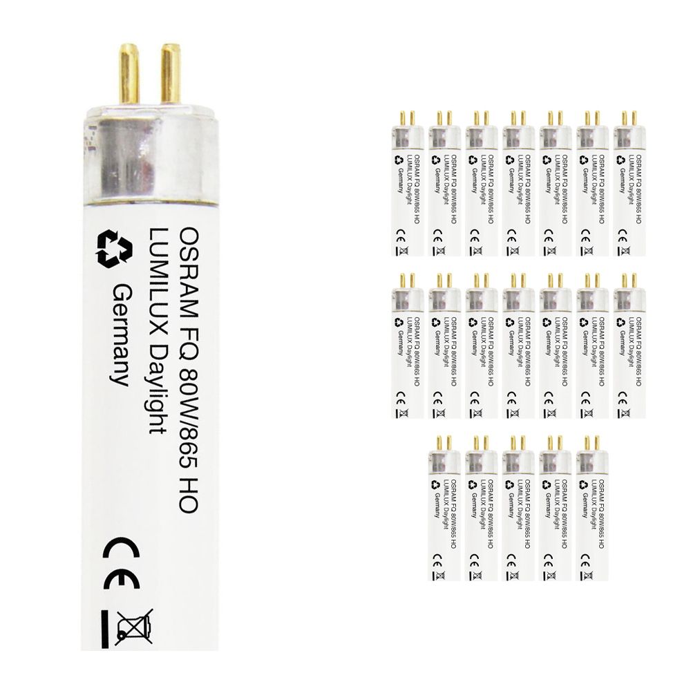 Monipakkaus 20x Osram FQ HO 80W 865 G5 Lumilux - 145cm Monipakkaus 20x Osram FQ HO 80W 865 G5 Lumilux - 145cm