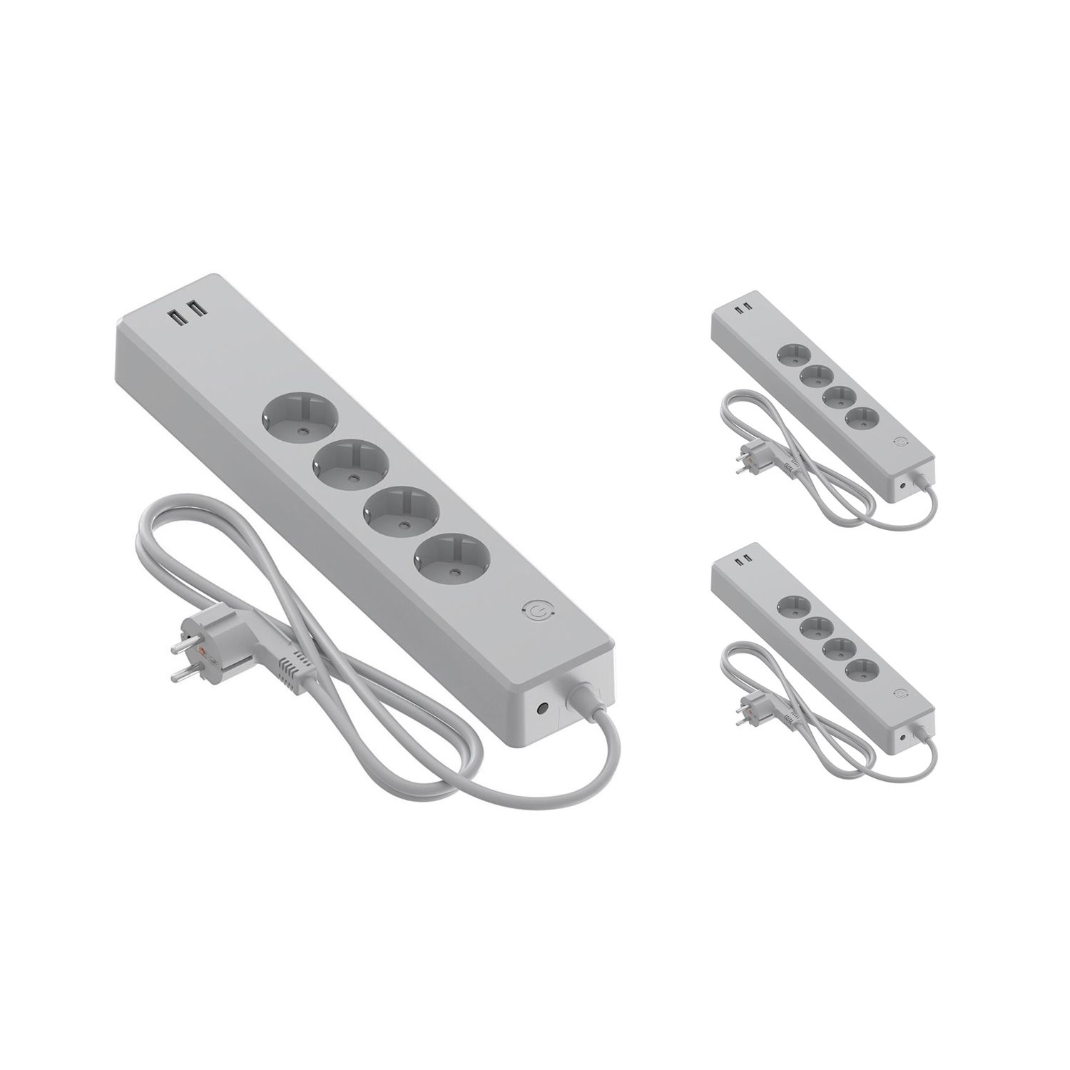 Multipack 3x Calex Smart Power Strip + USB EU | Tuya Wifi Multipack 3x Calex Smart Power Strip + USB EU | Tuya Wifi