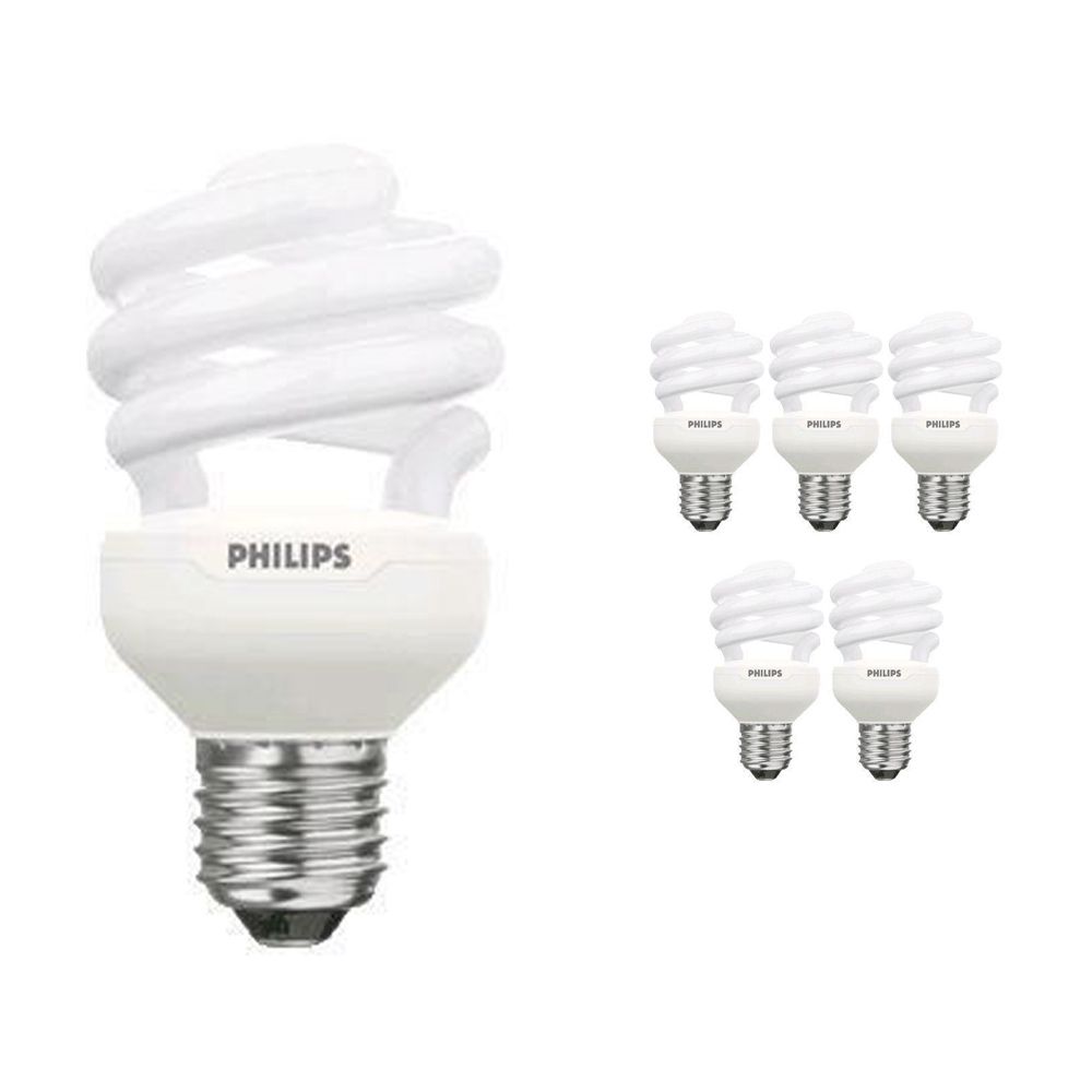 Confezione Multipack 6x Philips Tornado T2 Spiral 15W 827 E27 | Bianco MolaCaldo Confezione Multipack 6x Philips Tornado T2 Spiral 15W 827 E27 | Bianco MolaCaldo