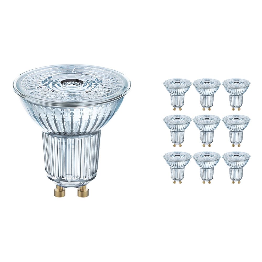 Voordeelpak 10x Osram Parathom GU10 PAR16 9W 930 550lm | Dimbaar - Vervanger voor 80W Voordeelpak 10x Osram Parathom GU10 PAR16 9W 930 550lm | Dimbaar - Vervanger voor 80W