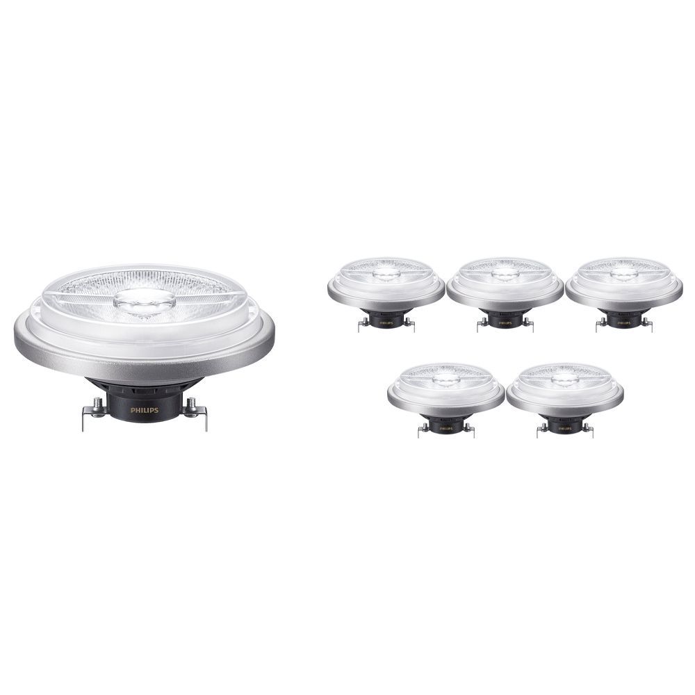 Lot 6x Philips LEDspot ExpertColor G53 AR111 (MASTER) 15W 930 24D | Dimmable - Meilleur rendu de couleur - Remplacement 75W Lot 6x Philips LEDspot ExpertColor G53 AR111 (MASTER) 15W 930 24D | Dimmable - Meilleur rendu de couleur - Remplacement 75W