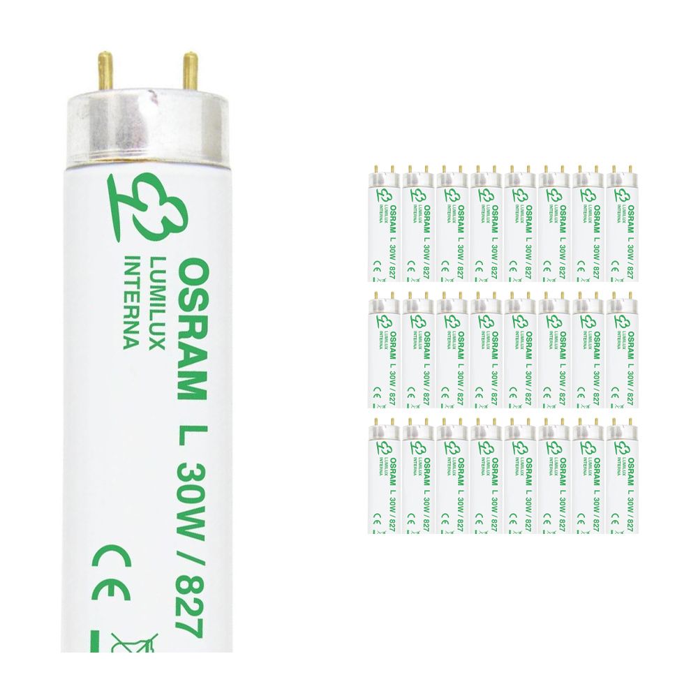 Monipakkaus 25x Osram L 30W 827 Lumilux Interna | 89.5cm - Erittäin Lämmin Valkoinen Monipakkaus 25x Osram L 30W 827 Lumilux Interna | 89.5cm - Erittäin Lämmin Valkoinen