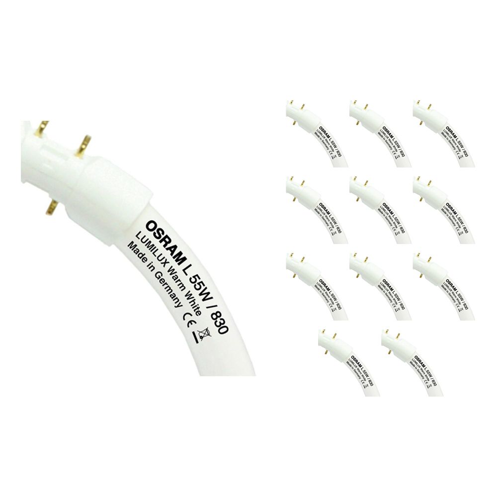 Confezione Multipack 12x Osram FC 55W 830 Circline 2GX13 Lumilux Confezione Multipack 12x Osram FC 55W 830 Circline 2GX13 Lumilux