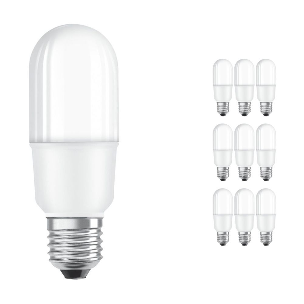 Monipakkaus 10x Osram Parathom Retrofit Klassinen E27 Stick 8W 840 Matta | Kylmä Valkoinen - Korvaa 60W Monipakkaus 10x Osram Parathom Retrofit Klassinen E27 Stick 8W 840 Matta | Kylmä Valkoinen - Korvaa 60W