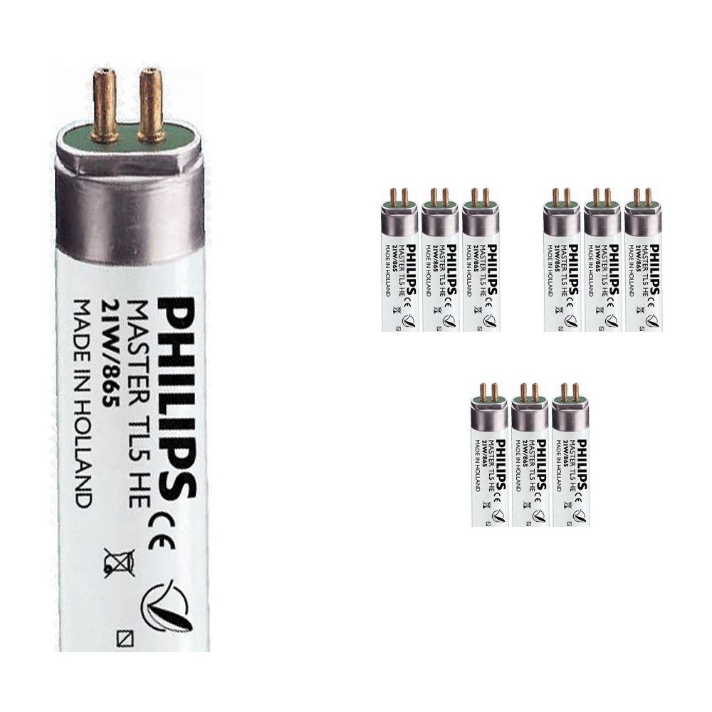 Mehrfachpackung 10x Philips TL5 HE 21W 865 (MASTER) | 85cm Mehrfachpackung 10x Philips TL5 HE 21W 865 (MASTER) | 85cm