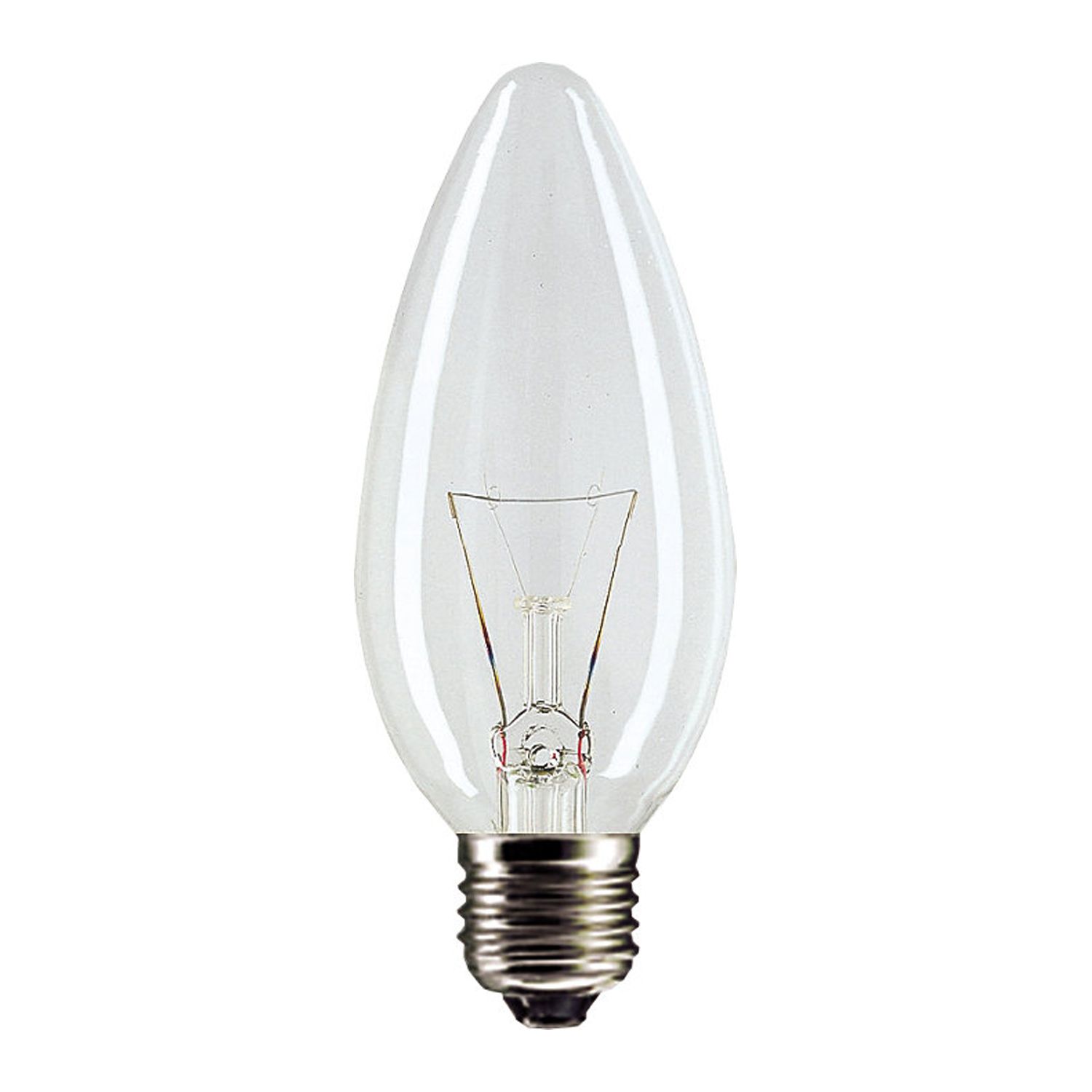 Standaard Gloeilamp Kaars Helder B35 E27 40W 230V Standaard Gloeilamp Kaars Helder B35 E27 40W 230V