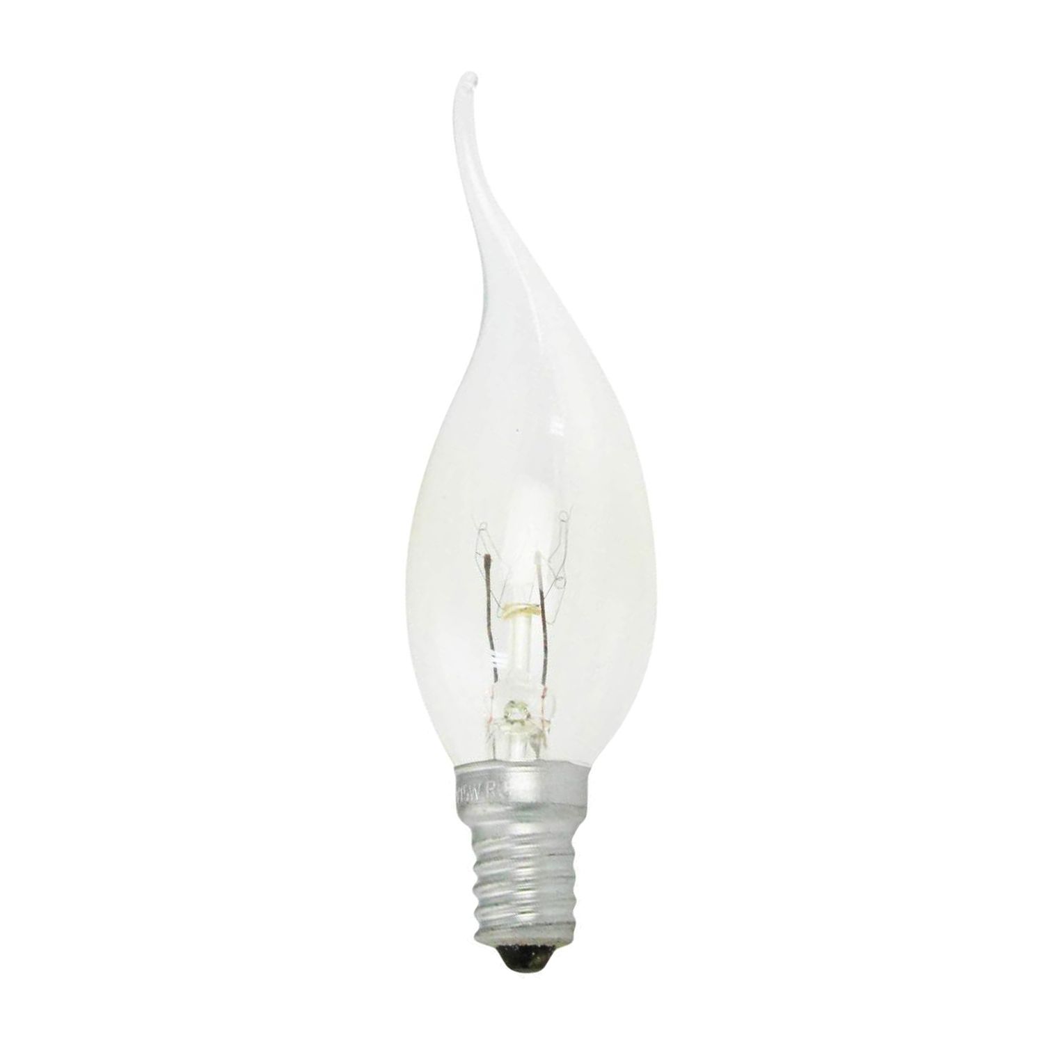 Standard Glühlampe Flamme Klar BA35 E14 40W 230V Standard Glühlampe Flamme Klar BA35 E14 40W 230V