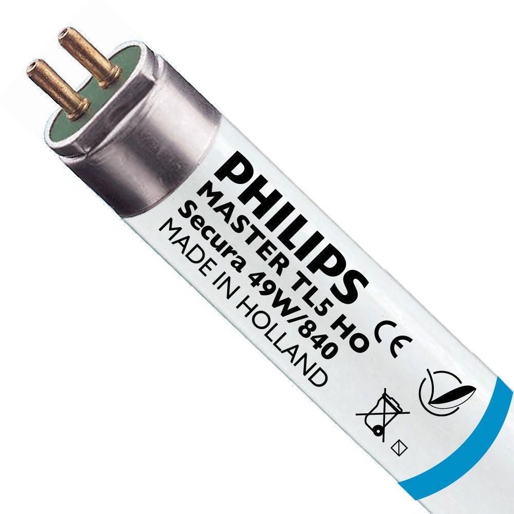Philips TL5 HO Secura 49W 840 (MASTER) | 145cm - 4375 Lumen Philips TL5 HO Secura 49W 840 (MASTER) | 145cm - 4375 Lumen
