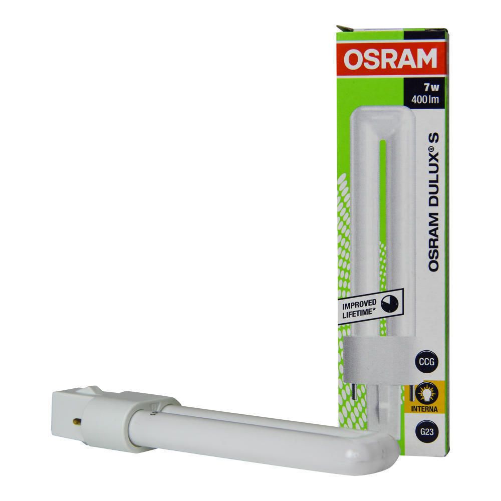 Osram Dulux S 7W 827 | ekstra varm hvit - 2-stift Osram Dulux S 7W 827 | ekstra varm hvit - 2-stift